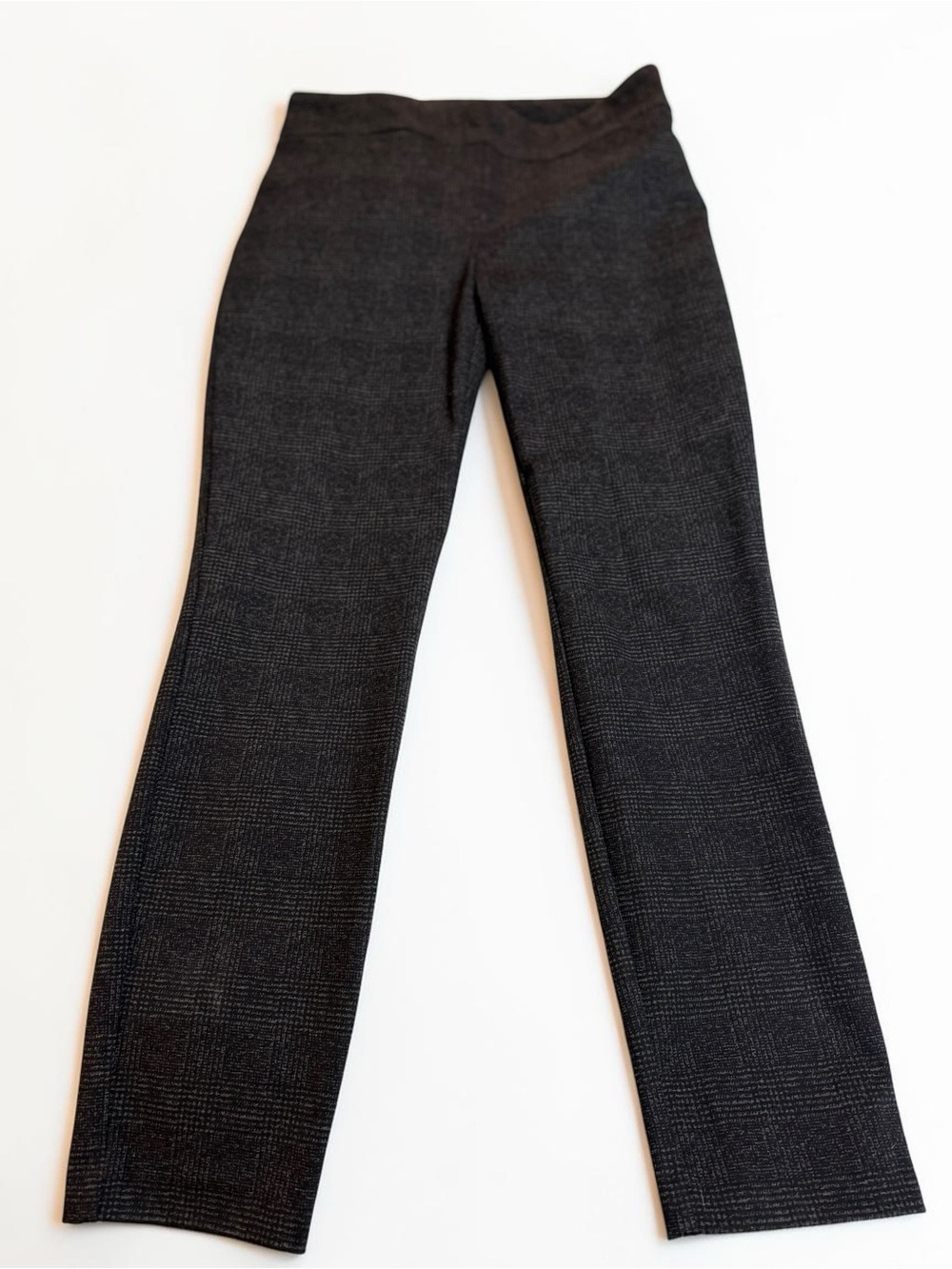 Massimo Fabbro Italy Gray Plaid Career Pants Womens Size 8 Straight Leg Slacks